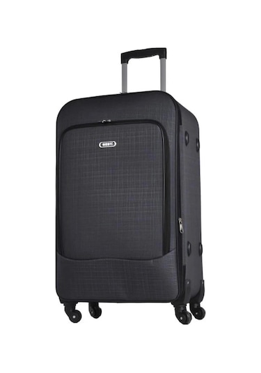 Xxl Battal Boy Dev Boy 90 Cm Körüklü Kumaş Valiz & Bavul Antrasit