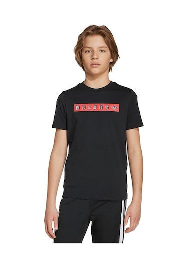 Adidas Siyah Çocuk T-shirt Tee Jy2822 Siyah