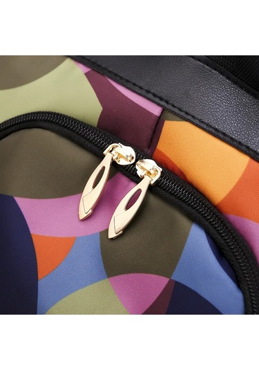 Lüks Sırt Çantaları Kadın Oxford Su Geçirmez Omuz Çantaları Okul Çok Renkli