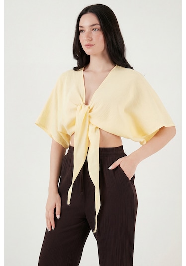 Lela Bayan Bolero 5866354 Sarı Sarı