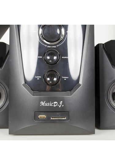 Music D.J MD-9500BT Bluetooth Surround Dijital Ekran 5.1 Ses Sistemi