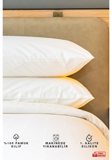 Varol Silikon Yastık 2 Adet 800 G 50 x 70 Cm