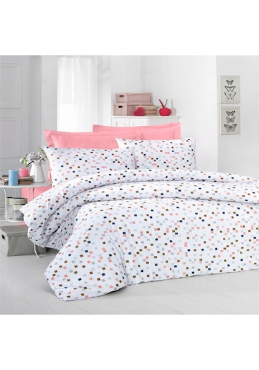 Komfort Home Tek Kişilik Ranforce Nevresim Takımı (Mosaic)