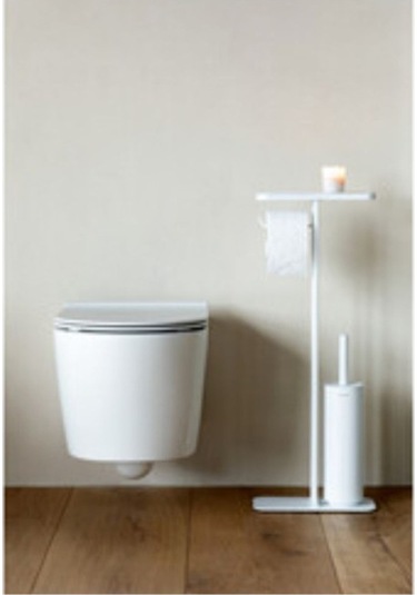 Brabantia Mındset Fresh Whıte Standlı Organizer, Tuvalet Kağıdı Tutucusu Ve Tuvalet Fırçası