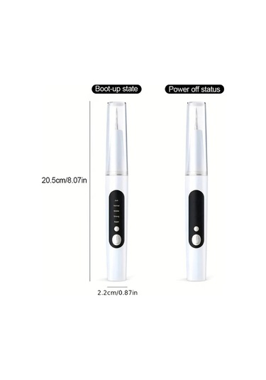 Willowhaven Beyaz 5 Seviye Ayarlanabilir Led Işıklı Diş Taşı Temizleme Seti - 4 Yedek Başlıklı Güçlü Diş İpi