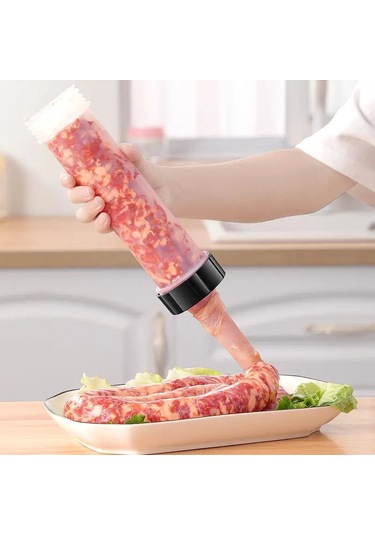 El Krank Manuel Sosis Doldurucu Ev Yapımı Sosis Makinesi Taşınabilir Mutfak Black Siyah