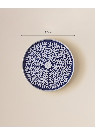 Madame Coco Delit Yuvarlak Örgü Tepsi - Bej/beyaz Teps0000000141 Çok Renkli