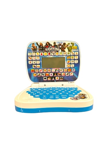 Oyuncak Laptop Aveengers Hulk Bilgisayar Türkçe-ingilizce 100 Fonksiyonlu Eğitici Oyuncak