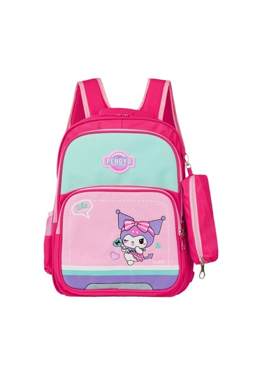 Şık Büyük Sırt Çantası - Hafif Ve Konforlu 58 Karakter Pembe