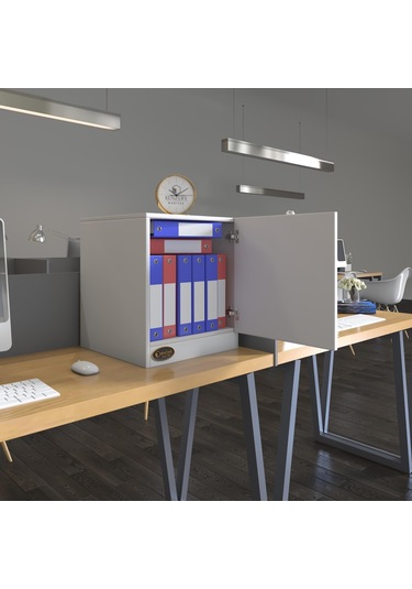 Kenzlife Kapaklı Mutfak Dolabı Melek39 Byz 039x039x39 Banyo Ofis Komodin M