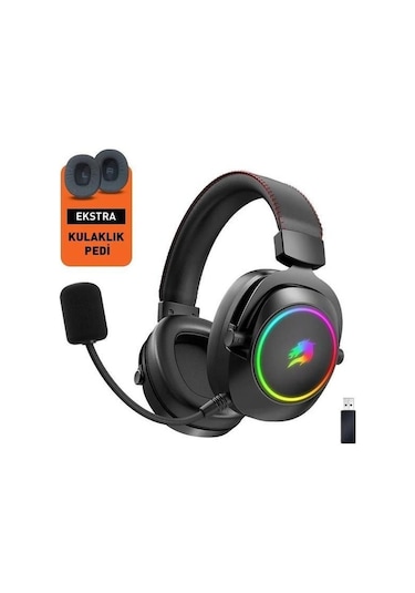 Gamebooster WBH44 RGB Kablosuz Oyuncu Kulaklığı