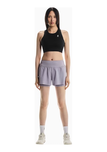 On Court Shorts Kadın Tenis Şortu Performans Tasarımı Mor