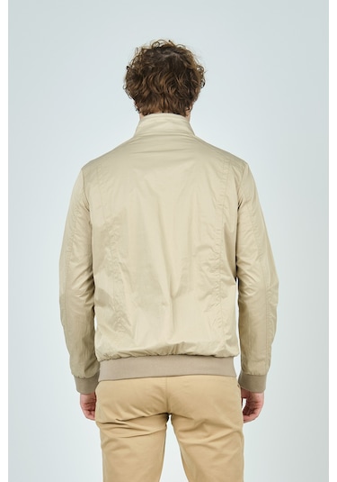 Daynax Erkek Hakim Yaka Fermuarlı Cep Detaylı Mevsimlik Spor Mont 4500 Taş Taş