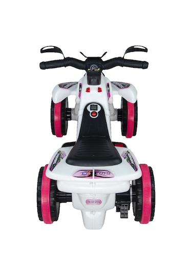 Uj Toys Prenses 6 V Akülü Atv Beyaz - Pembe