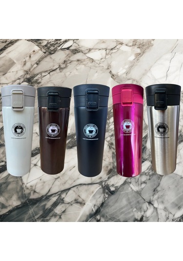 Arow Süper Trend Çift Katmanlı Termos - 500 Ml - D-281-siyah