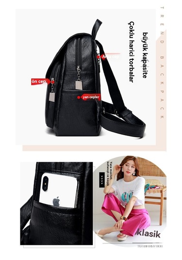 Ebedi Şans Büyük Kapasiteli Hırsızlığa Karşı Sırt Çantası-kahvere Kahverengi