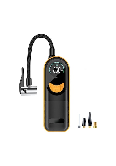 Polham 60w 4000mah Şarjlı 150psi Ultra Hızlı Lastik Şişirme Hava Kompresörü, Dijital Göstergeli Pompa