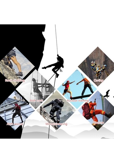 Pazly Yüksek Ve Tek Sabit Profesyonel Makara Kurtarma İşler İçin Geeroyoo Ekipman Dağcılık, 20kn - Zz