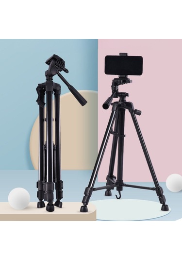 Zmc Bilişim Telefon Ve Fotoğraf Makinası Takılabilen Bluetooth Kumandalı 146 Cm Tripod