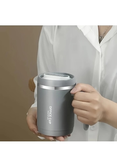 Honeybeeshop Beyaz 16.91oz Paslanmaz Çelik Yalıtımlı Kahve Termosu Kapak Ve Pipet Beyaz