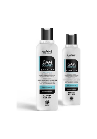 Gam Complex Elastikiyet  Keratin Onarıcı Bakım Şampuanı 275 ML