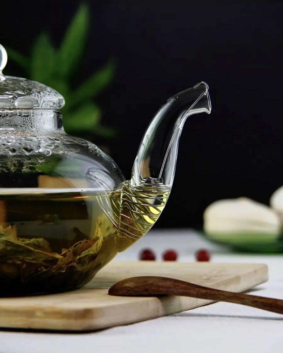 Teastar 800 Ml Demlik, Isıya Dayanıklı Cam 64036620 Beyaz