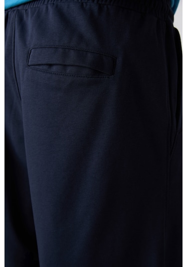 Tommy Life Lacivert Pamuklu Kalın Yumuşak Dokulu Comfort Fit Basic Erkek Şort - 81261 Lacivert