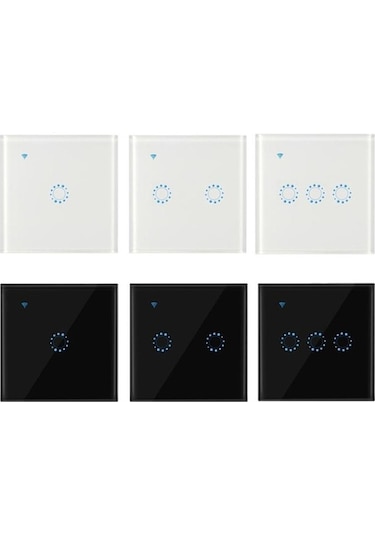 Fortunelane Bej 3lü Akıllı Wifi Anahtar: Zamanlama, Ses Kontrolü, Uzak Kumanda Ve Aile Paylaşımı Wifi Modül Wifi Mode