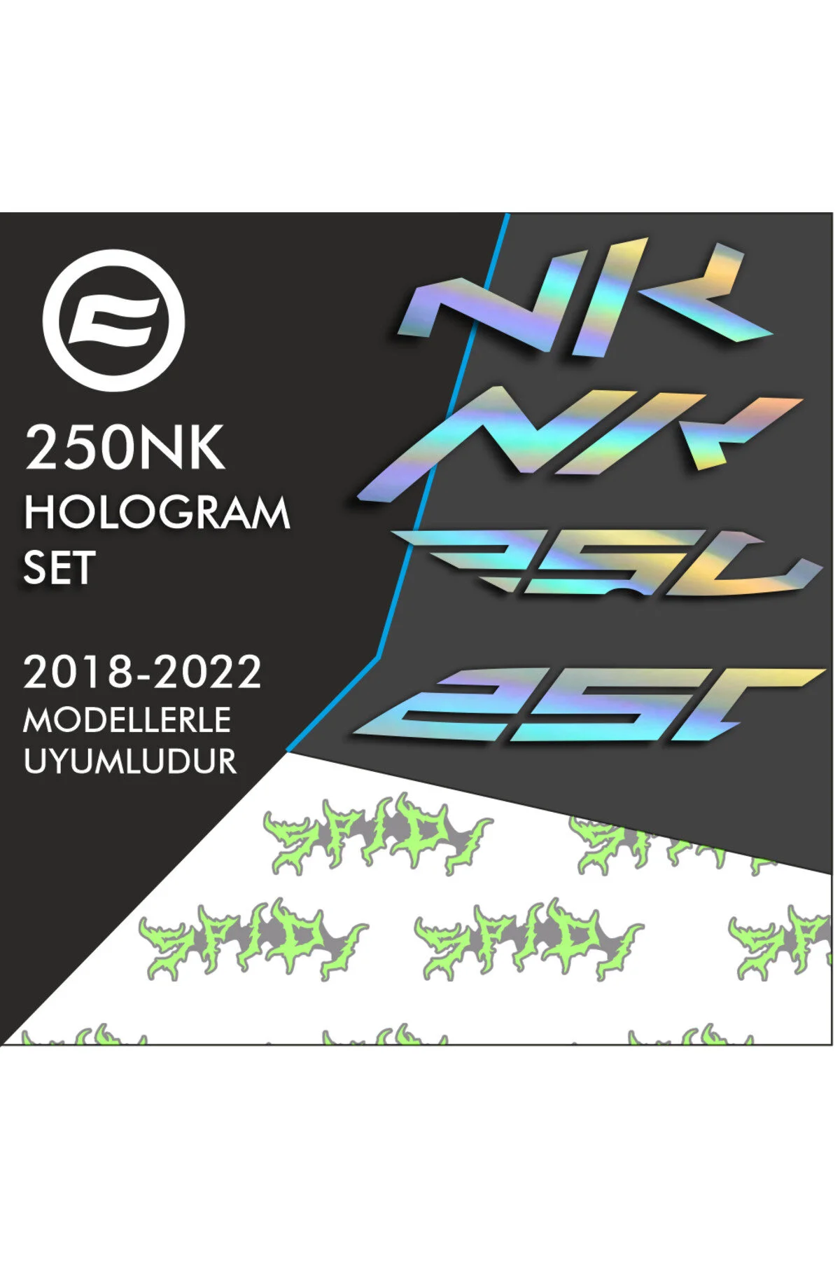 Nk250 2018-2022 Hologram Stickerset