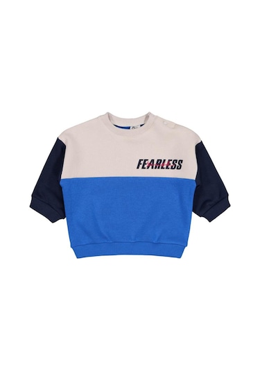 Civil Baby Parçalı 6-18 Ay Sweatshirt Saks Mavisi