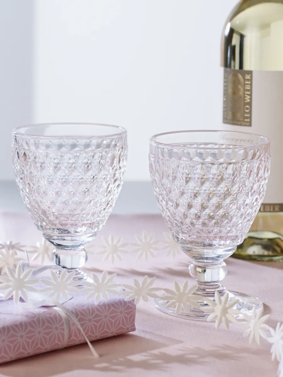 Villeroy & Boch Beyaz Şarap Bardağı, Boston, Kristal Cam 437267118 Beyaz