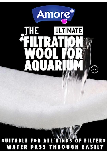 Akvaryum 110gr Silikonsuz Filtre Elyafı 34cm X 300cm Soffice