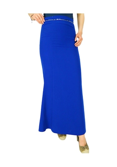 Kadın Etek Kumaş Parçalı Erm128