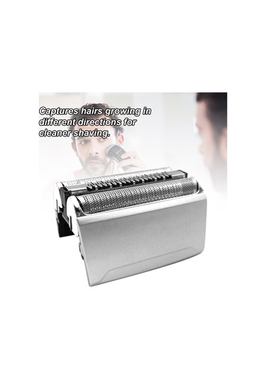 Geeksen Razor 52s Elektrikli Tıraş Makineleri Yedek Başlıkları Tıraş Folyosu Parçaları Braun 5 Serisi İçin Yedek