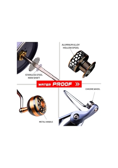 Proberos Metal Tel Kupa Balıkçı Olta Makinesi, Mod: Dr3000