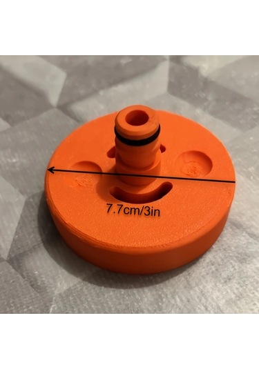 Fochsia Portakal Sku Sızdırmaz Karavan Su Tankı Adaptörü Mavi Sap Turuncu Bağlantı