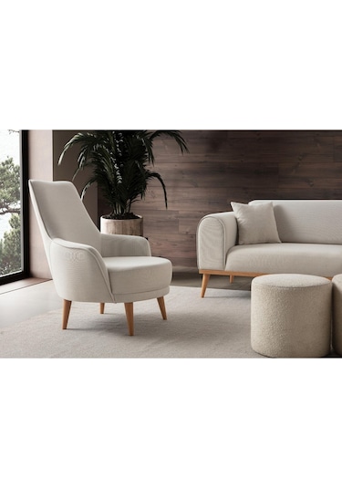 Rebull 3+3+1+1 Koltuk Takımı Bej