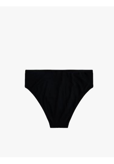 Koton Yüksek Bel Bikini Altı Siyah 6sak00006mm