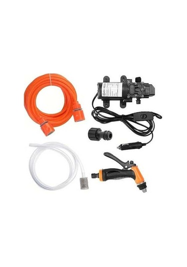 Pazly Hotu 12v Taşınabilir Akıllı Elektrikli Yüksek Basınçlı Temizleme Su Pompası Pvc Hortumlu, Araba Karavan Temizliğinde Ideal