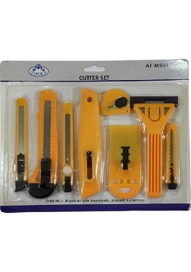 Al-fa Tools Af-ms03 Maket Bıçağı Seti 8 Parça