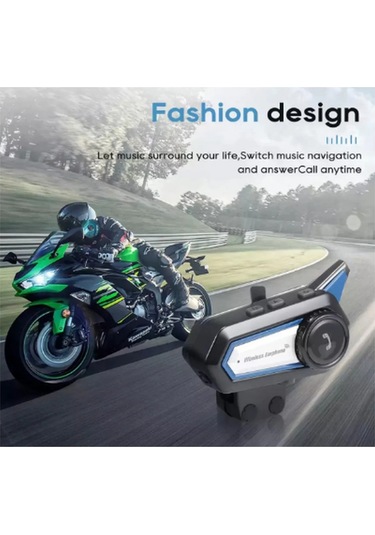Bt31 Kask Kulaklık Bluetooth 5.0 Motosiklet Interkom Su Geçi Tdrtr