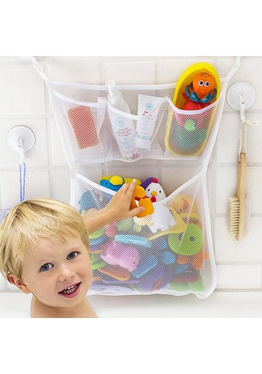 Qingmipy Banyo Oyuncak Ağı: Pratik Ve Dayanıklı Çocuk Oyuncak Düzenleyici, Yıkanabilir Mesh Çanta Diğer