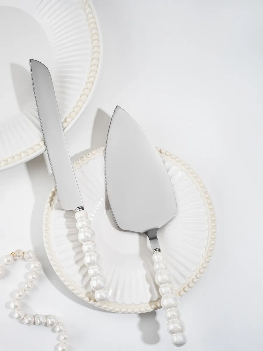 Anı'sroom Pasta Dilimleme/servis Bıçağı Ve Spatula Seti 296464196 Gri