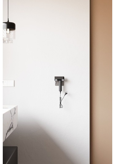 Zift Unique Paslanmaz Çelik Fön Makinesi Askısı-yapışkanlı Ve Vidalı Çift Montaj Seçeneği, Saç Kurutma Tutacağı Diğer