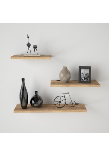 Robin Home Raffi Duvar Rafı Dekoratif No 17 Çam