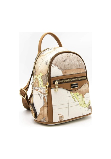 Silver Polo Unisex Sırt Çanta 983 Bej - Taba