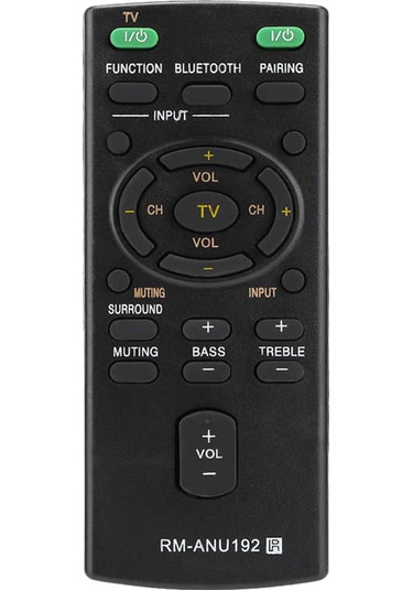 Crackedice Sony Sound Bar İçin Rm-anu192 Bluetooth Hoparlör Uzaktan Kumandası