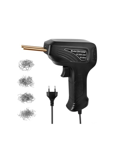 Yifomall Plastik Kaynak Makinesi - 4 Çeşit Çivi İle Profesyonel Otomotiv Tamir Seti 220v, Led Aydınlatmalı