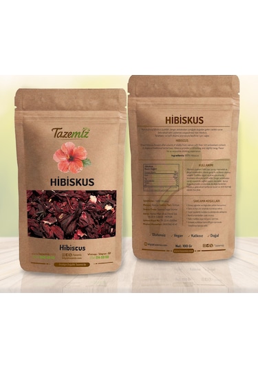 Tazemiz Hibiskus Nar Çiçeği 100 G