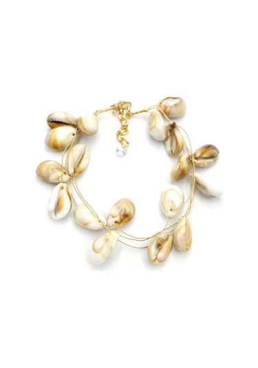 Deniz Kabuğu Halhal - Kahverengi Kahverengi